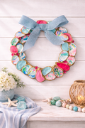 Lilly inspired Oyster Shell wreath